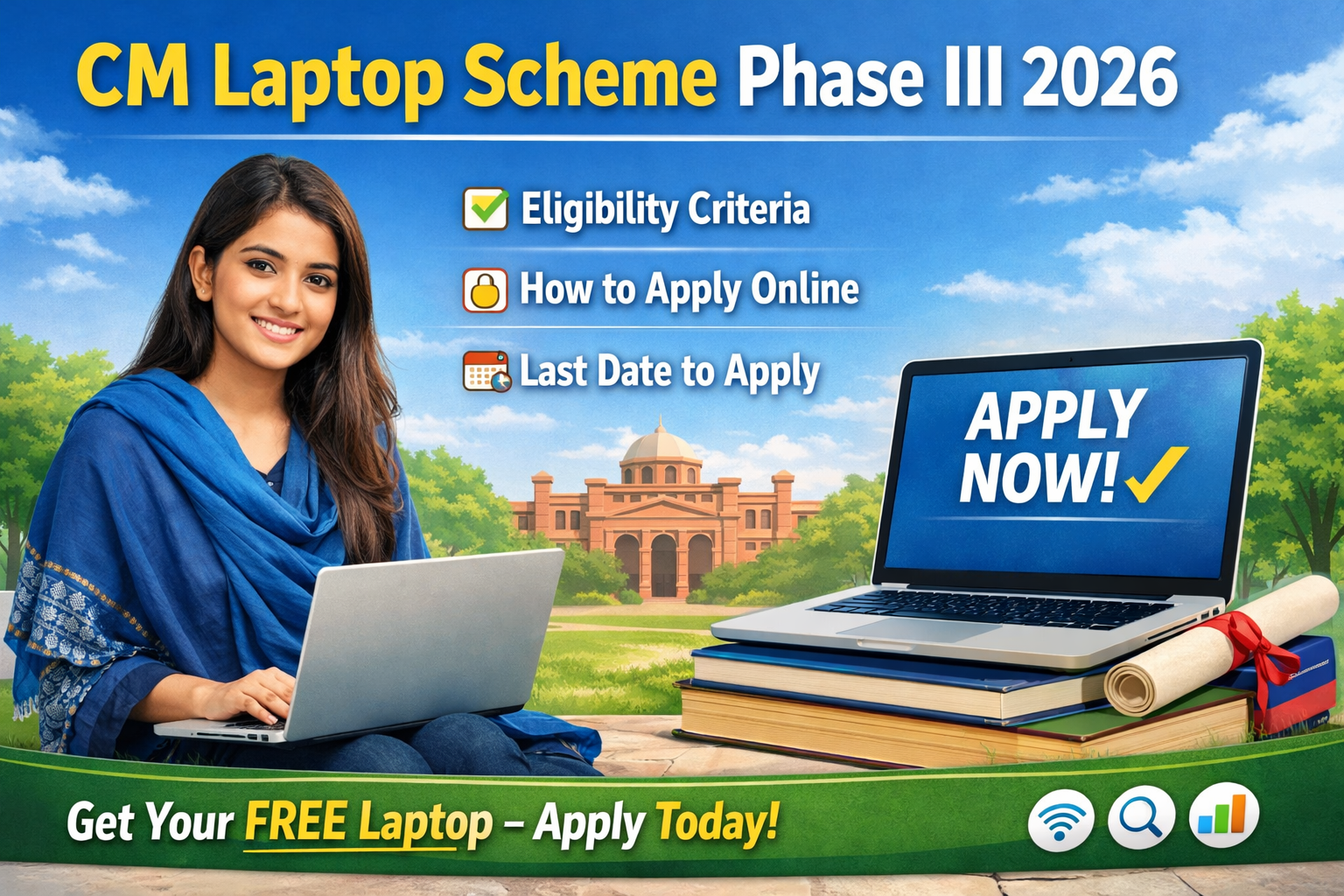 CM Laptop Scheme Phase III 2026 – Chief Minister Laptop | Online Apply