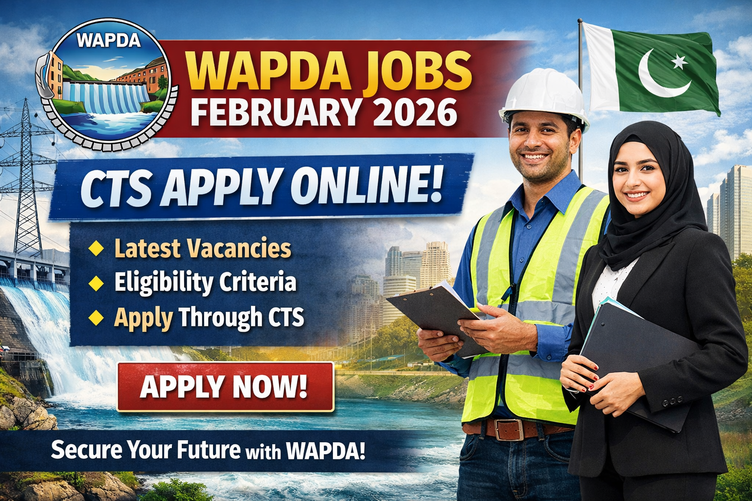 WAPDA Jobs February 2026 - WAPDA Latest Vacancies in Pakistan | Apply Online