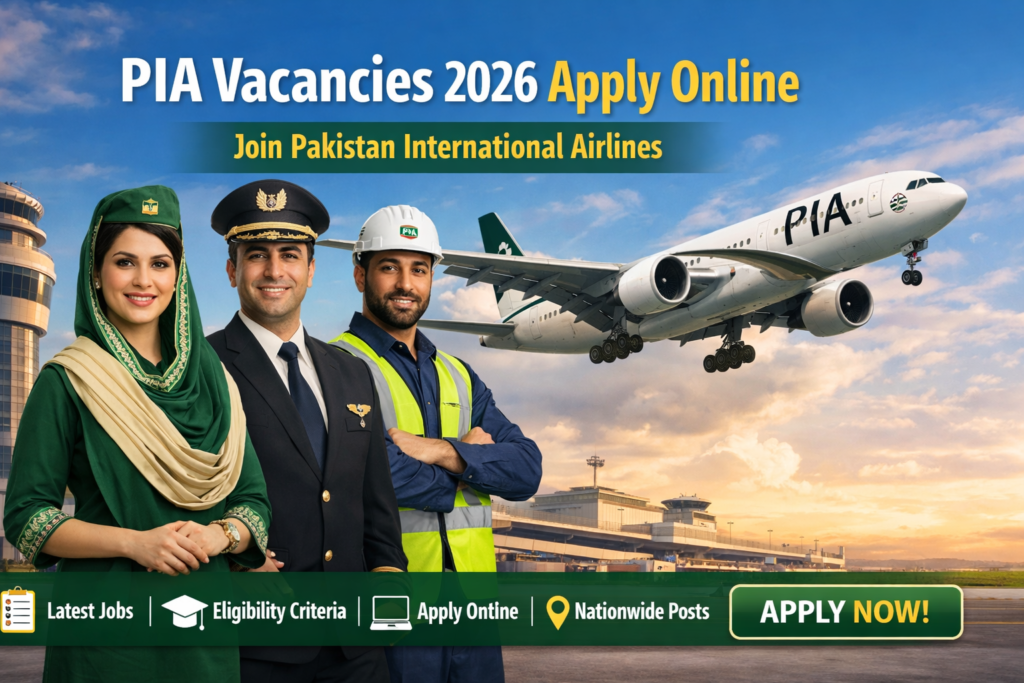 PIA Vacancies 2026 – Latest Pakistan International Airlines Jobs | Online Apply