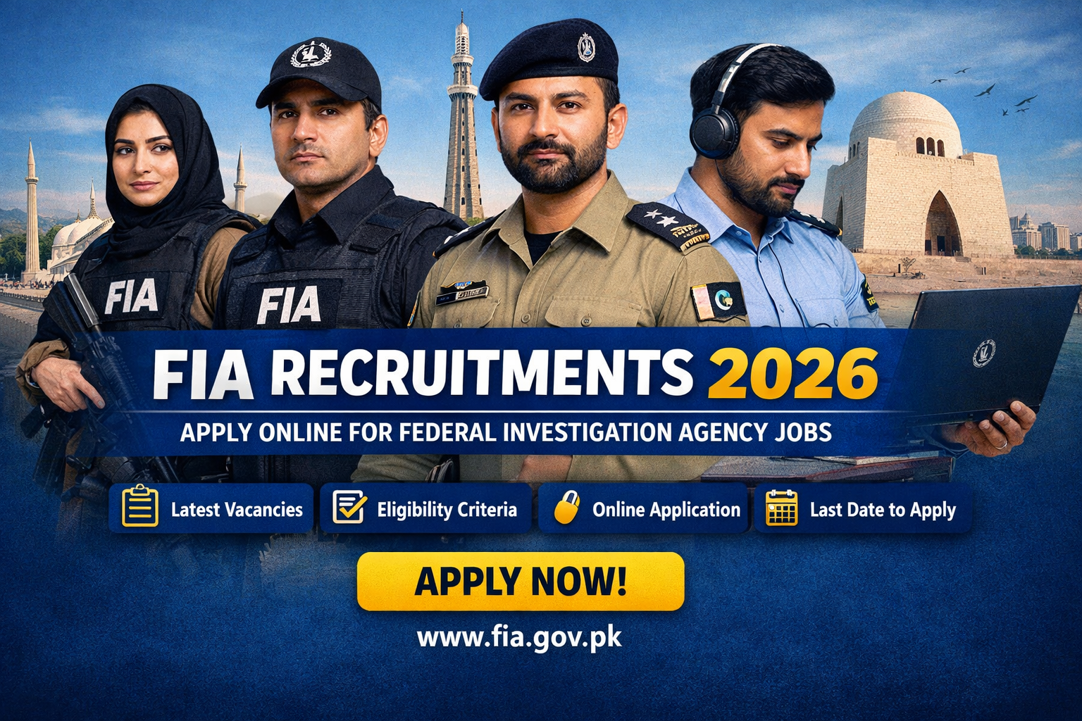 FIA Jobs 2026 – Federal Investigation Agency Recruitments in Pakistan | 200+ Vacancies