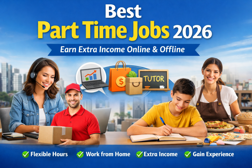 Part Time Jobs 2026 – Freelancing Jobs | Earn Income Online